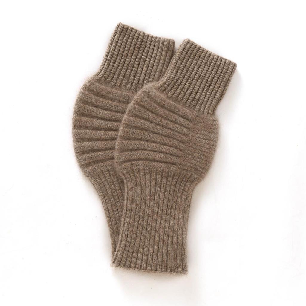 Women's 100% Pure Cashmere Knee Pads: Soft, Warm, Simple Design for Cold Protection