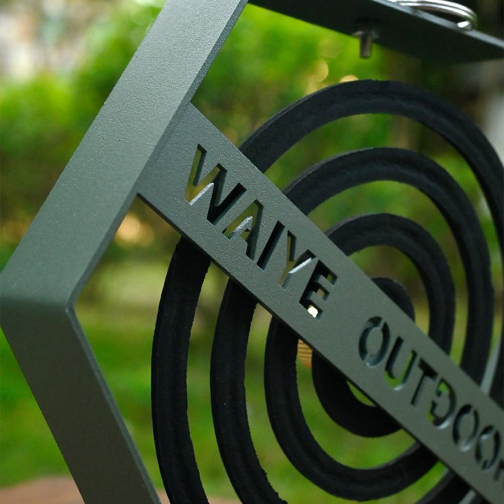 New Mosquito Coil Tray Mosquito Coil Holder Hanging Mosquito Coil Bracket for Indoor Outdoor Hiking Camping Supplies Tools