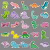 50 Pictures of Little Dinosaur Doodle Personality Cartoon Animal Children DIY Mobile Phone Case Suitcase Stickers Waterproof
