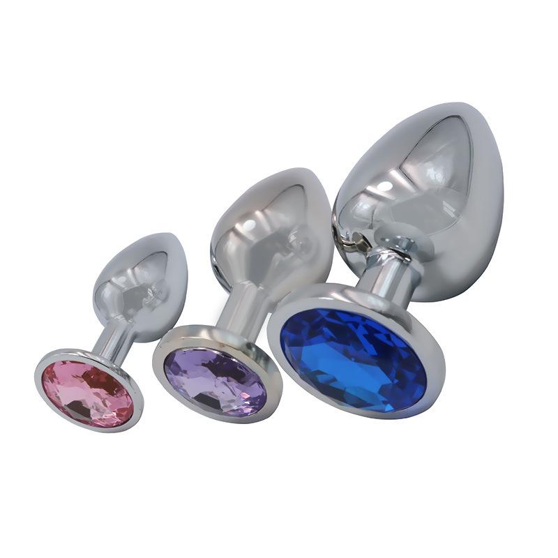 Stainless Steel Metal Butt Plug Couple Passion Sex Toys G-Spot Anus Out Anal Stimulation Anal Expansion