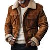 Men's Retro Lapel Multi-pocket Jacket - 2025 Autumn/Winter European and American Style