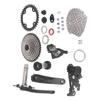 10 Speed Groupset 11 To 40T Flywheel Bottom Bracket Front Rear Derailleur Chain Anti Rust Bike Gear