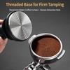 Konstantkraft Espresso-Tamper 58mm 53mm 51mm Edelstahl Federbelastet Kaffee-Tamper Riffelboden Konstantdruck