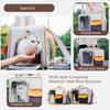 Foldable Cat Backpack Large Capacity Breathable Double Layer Portable Carrier for Cat Bag Traveling Pet Moving Bag Cats Products