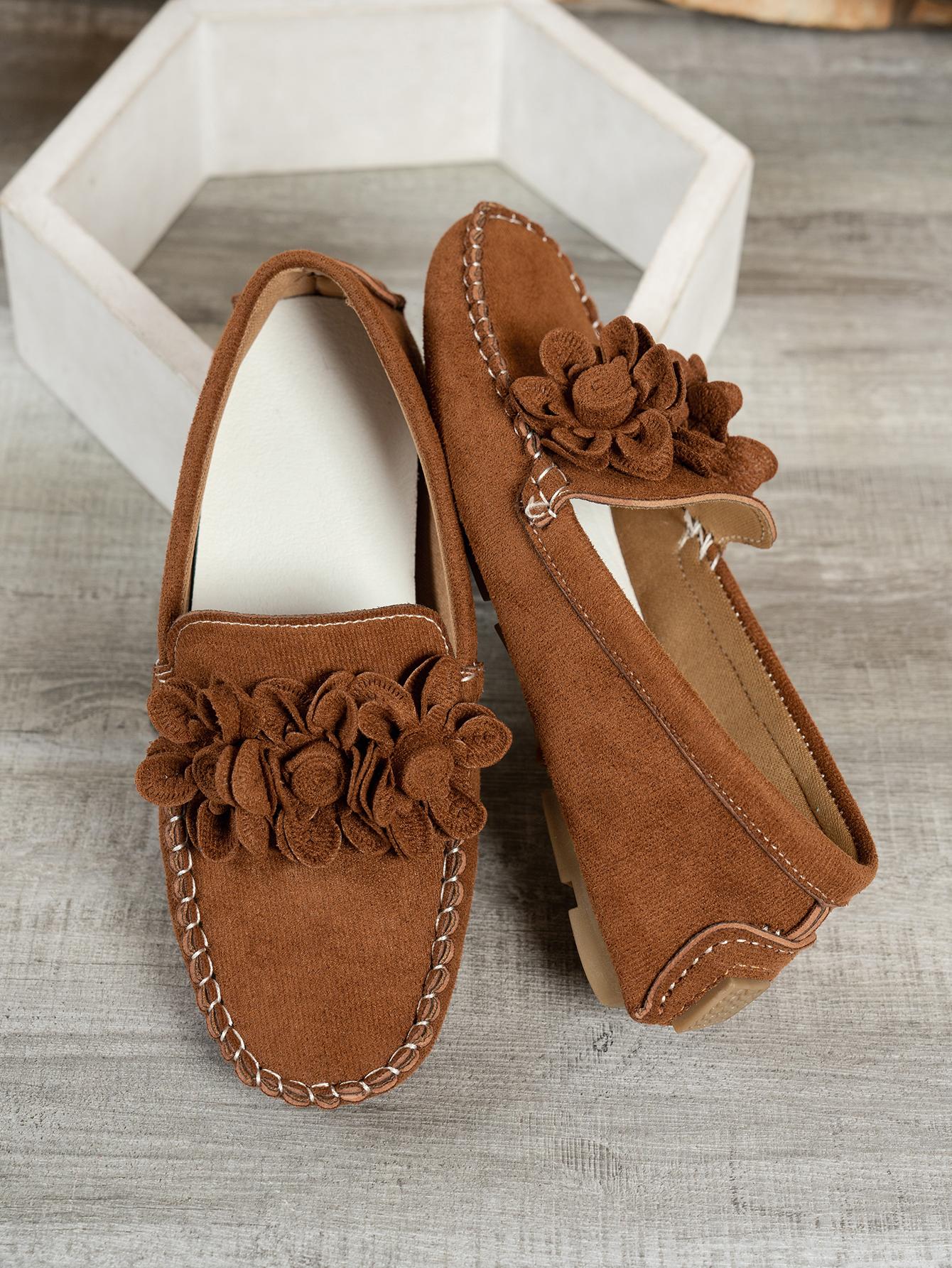 

Women s Casual Lofers Flat Shoes Ladies Autumn Elegant Butterfly-Knot Comfortable Shoes Women Soft Classic Office Shoes 42 коричневый