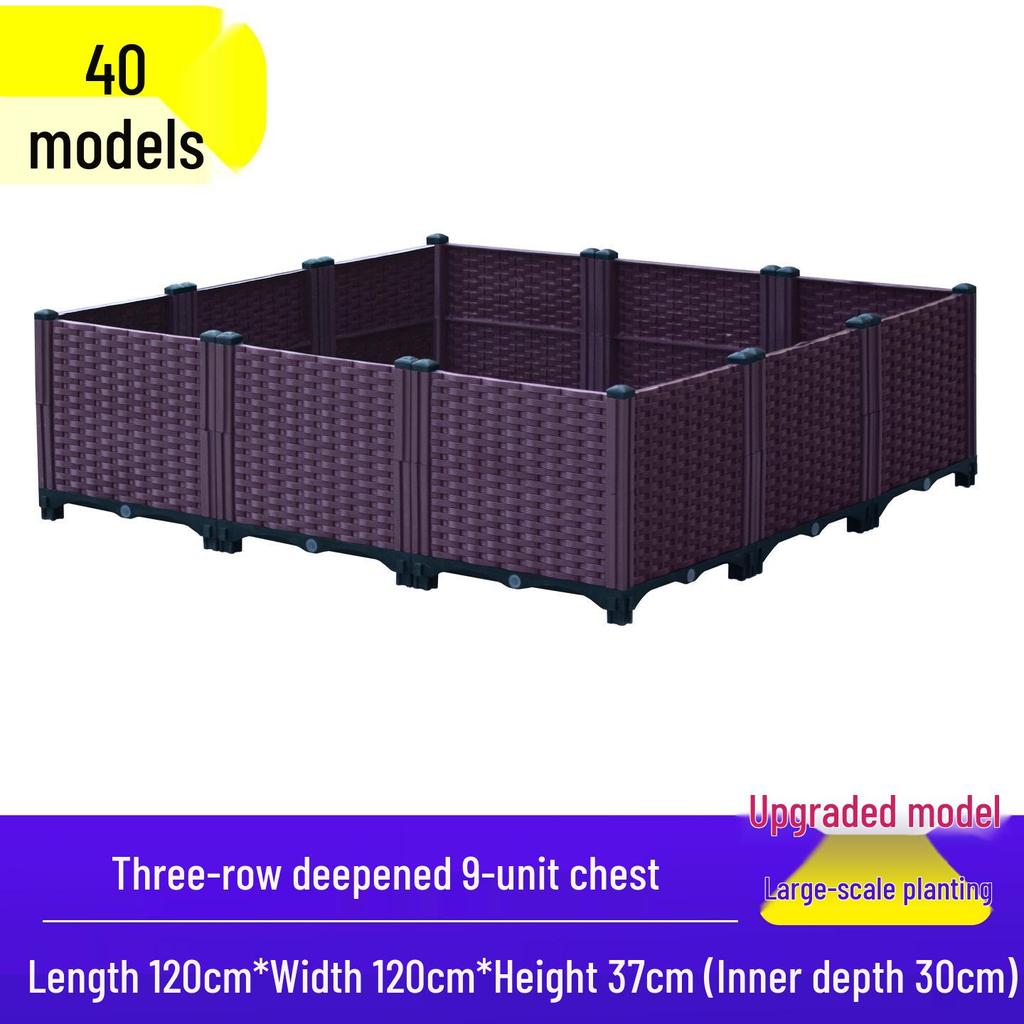 Extra Large Outdoor Balcony & Rooftop Vegetable Planter Box