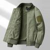 Men's Pure Cotton Loose Baseball Jacket - Outdoor Casual Spring/Autumn AmeKaji Style