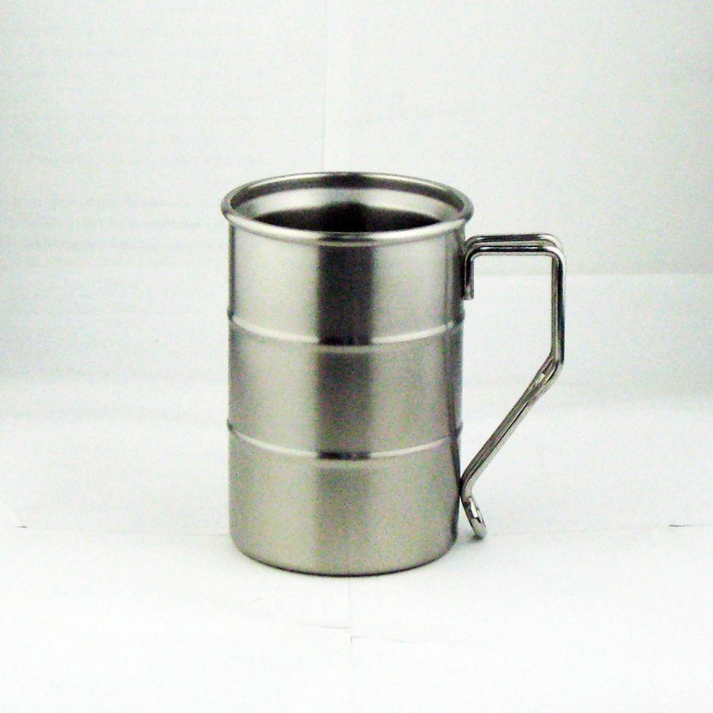 Nagao Drum Mug, Double Walled, 18-8 Stainless Steel, Made In Japan