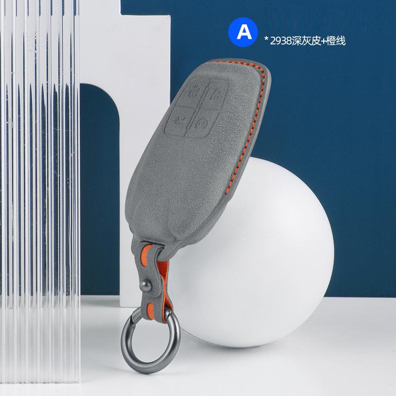 Car Key Case Cover Shell Fob for Ferrari 488 Roma SF90 F8 Protofino 812 458 F430 4 Buttons Car Remote Keychain Accessories JG9