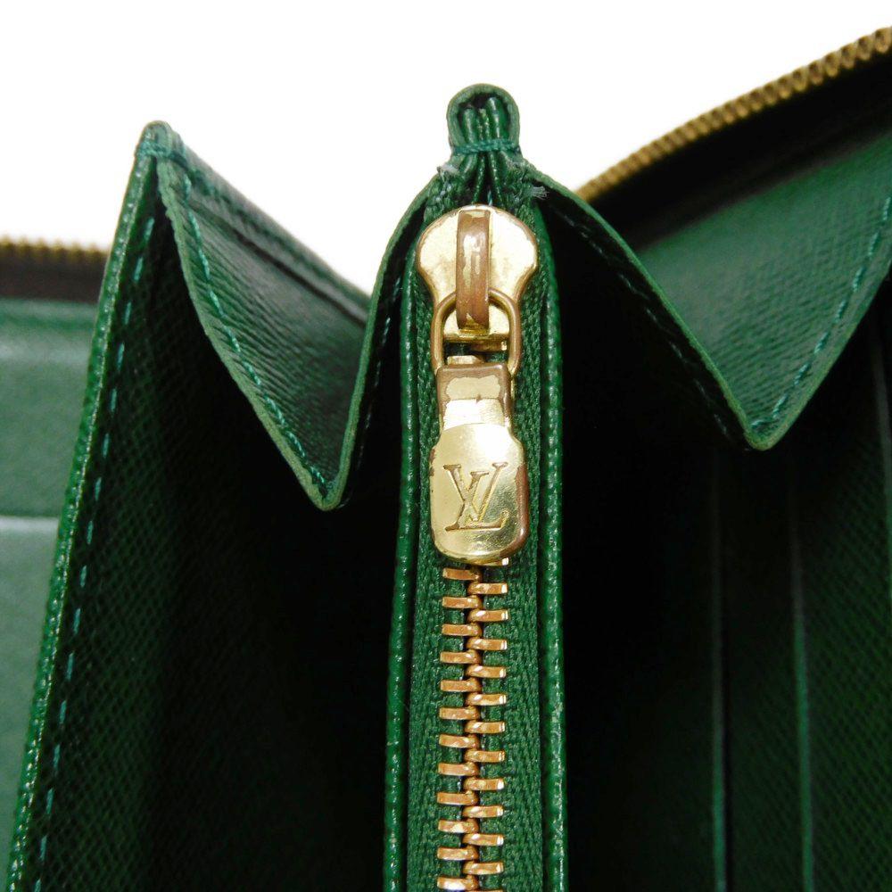 Used 12564 Zippy Organizer M60035 7940 Bellboy Green Zip Around Monogram Groom Veil Men's from Japan AUTHENTIC