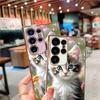 Cat Pattern TPU Case for Samsung Galaxy S24 S25 S23 Ultra/S22 Ultra/S21 FE A54/A34/A14  5G Cute Phone Cover with Adorable Design