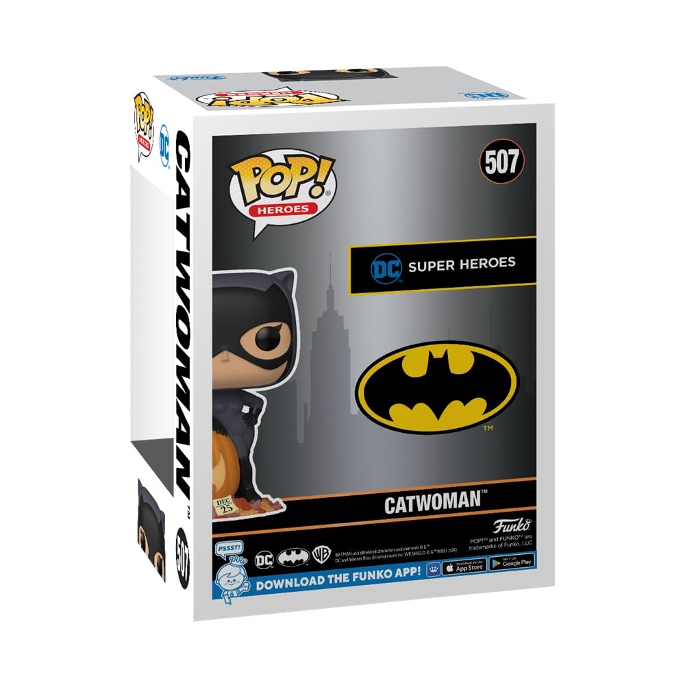 Catwoman Figure Funko DC Comics 2024 Q2 CATWOMAN DC SUPER HEROES Funko (WITH PUMPKIN)