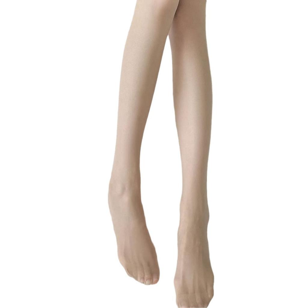 Women's anti-snag, durable, thin, ultra-transparent summer stockings0D Black Silk T Pineapple socks that can be cut at the crotch without falling