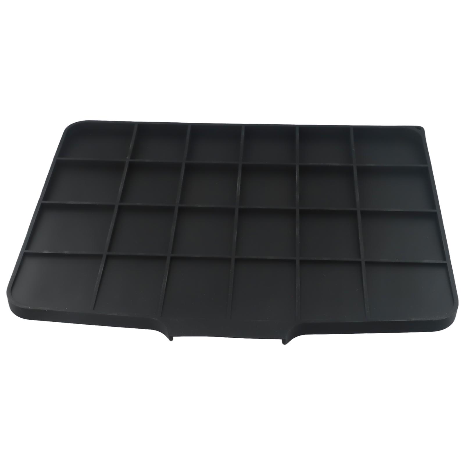 

Для кухонной посуды Коврик для сушки посуды Силикон 40x33см чёрный