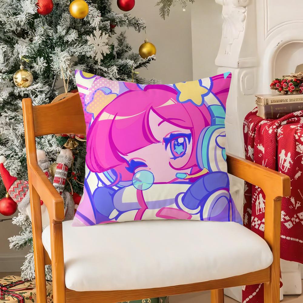 MMuse Dash GAME Pillow Case Silky Short Plush With Invisible Zipper Dustproof Sofa Cushion Cover For Home Decor