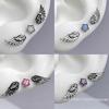[ZYAS]New Fashion Wings Stainless Steel Ear Bone Nail Shiny Trendy Earring For Women Accessory