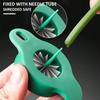 1/2 Multipurpose Stainless Steel Scallion Slicer Manual Shredder Creative Vegetable Slicer Vegetable Slicer Kitchen Gadgets