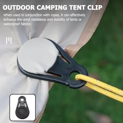10Pcs Tarp Clips Heavy Duty Lock Grip, Tarp Grabbers Movable Fastener Clip for Outdoor Camping Tent, Awning, Plastic Sheeting