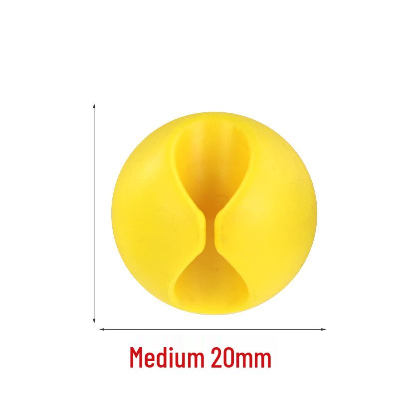 Multi-Hole Self-Adhesive Cable Organizer and Power Cord Holder