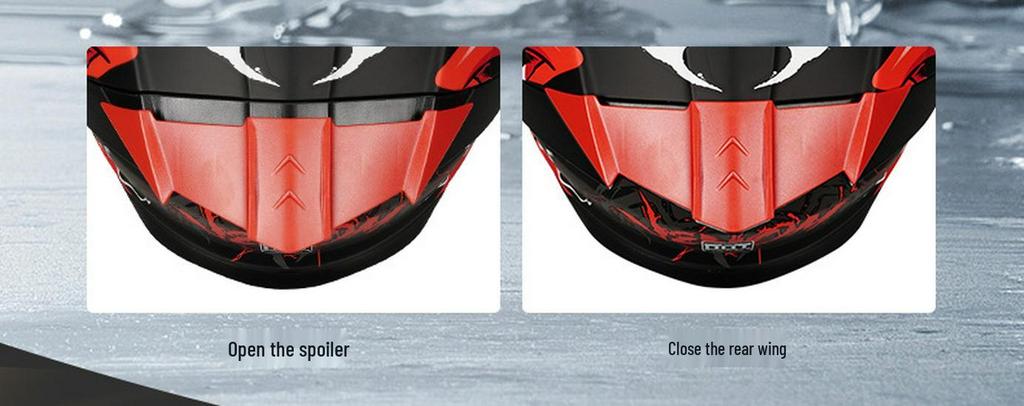 3C Certified Flip-up Dual Visor Full Face Helmet for Men and Women - All Seasons