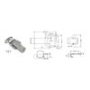 6PCS Toggle Latches Spring Loaded Clamp Clip Case Box Latch Catch Toggle Tension Lock Lever Clasp Closures Crate Lock Snap Lock