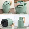 Caraffa termica per caffè da 1 litro Caraffa termica a doppia parete Thermos con bollitore per acqua con manico in legno