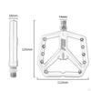Bicycle Flat Pedal Bike Pedals Universal Ultralight Nylon Cycling for Adult