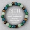 Natural Stone Beaded Bracelets Semi-Precious Gemstones Beaded Bracelets Healing Stretch Round Bead Bracelets for Men Women