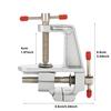 Bench Vise, Aluminum Alloy   Table Clamp Vice Small Table Clamp Jewelry Carving Tool Table Vise   Vise with   Jaw for Watch Sculpture