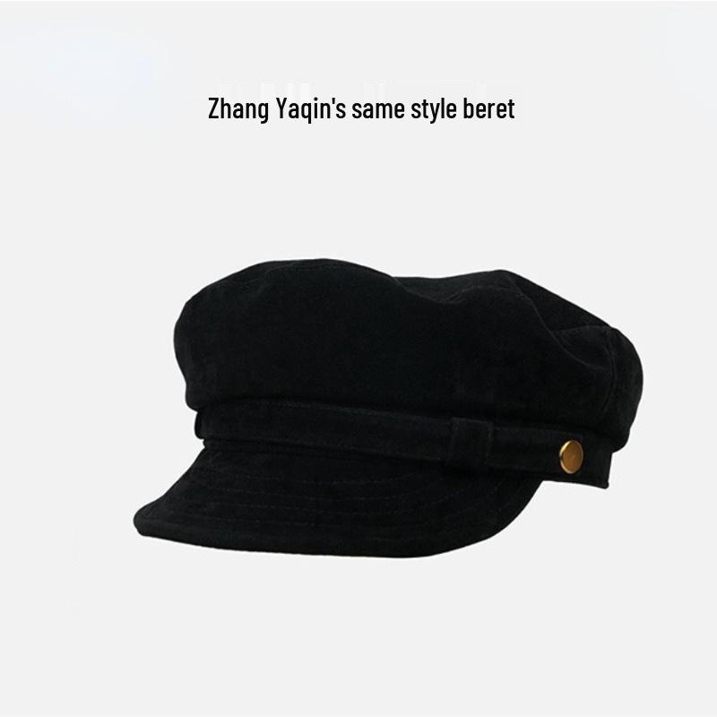 "2024 Large-Style Retro Japanese Beret for Women"