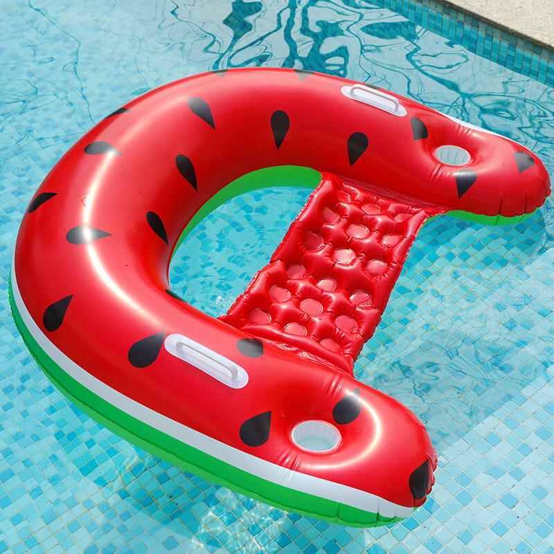 U-shaped Watermelon Inflatable Water Lounger