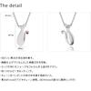[cloud Jewelry] Cloud Jewelry CN-1r Ruby Cat Pendant Women's Necklace [Wooden Gift Box Included] Sterling Silver 925 Cn-1r