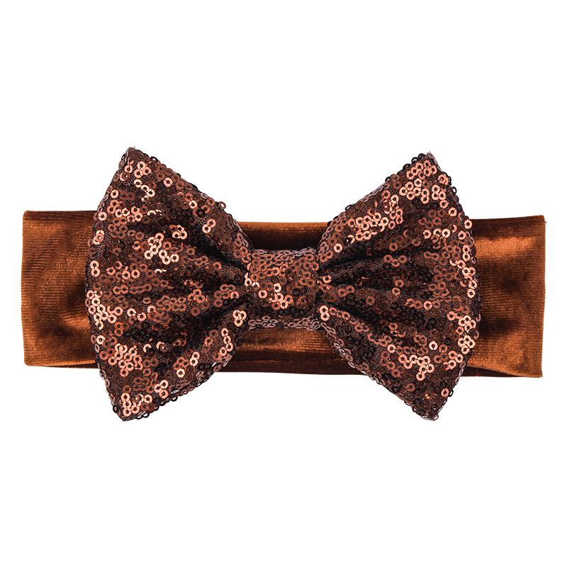 Baby Soft 5" Hair Bow Headband Kids Girls Velvet Headwrap Turband Toddler Photo Pro DIY Hair Accessories