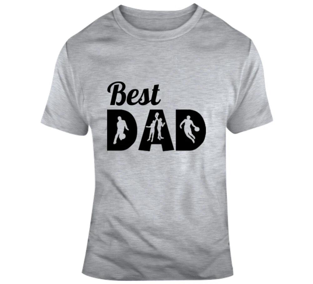 Best Dad Basketball Sports Coach Fathers Day Daddy Son Daughter T Shirt S