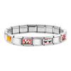 Cartoon-Anhänger Italienische Glieder Buntes Charm-Armband Glieder zum Herstellen von DIY-Schmuck