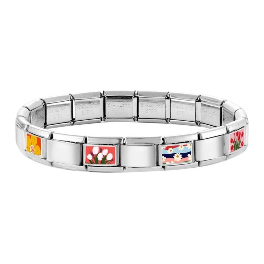 Cartoon-Anhänger Italienische Glieder Buntes Charm-Armband Glieder zum Herstellen von DIY-Schmuck