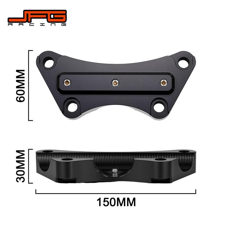 Motorcycle Handlebar Riser Top Clamp For Harley Touring Models 1997- Aluminium Motorcycles Accessories Durable