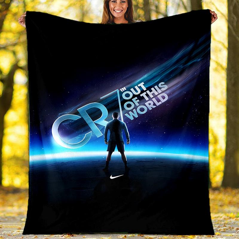 Cristiano Ronaldo Printed Throw Blanket—lightweight,soft,warm;versatile Blanket for All Seasons—perfect As &air-conditioning Throw,nap Blanket