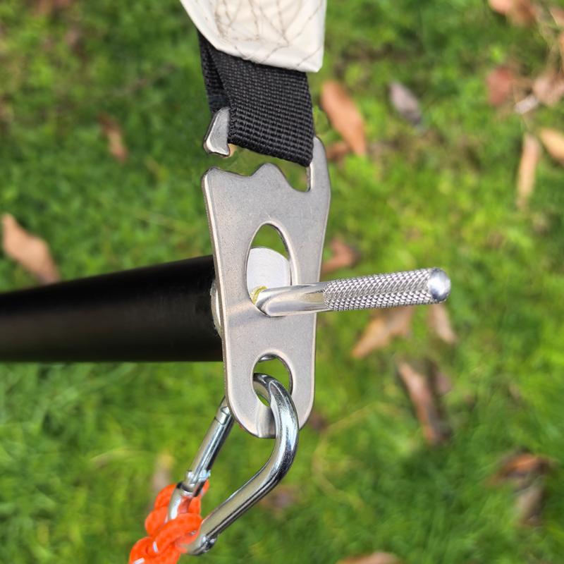 Stainless Steel Wind Buckle,Tent Adjuster, Wind Buckle Camping Rope Buckle,Tent Fastening Accessories Tent Quick Knot Buckle