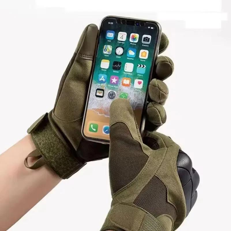 Men Women Outdoor Hiking Gloves Wear Resistant Cycling Fitness Protective Gloves for Mountaineering