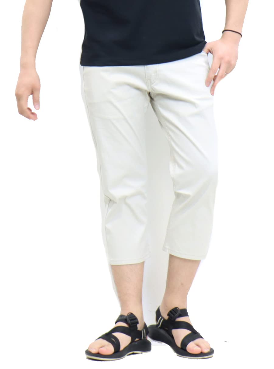 Levi s COOL 505 Regular Fit Cropped Pants 28229 28 ice beige