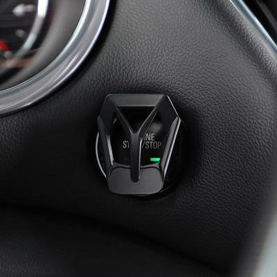 Car Start Button Cover A Button Start Stop Decorative Cover Vehicle Interior Engine Ignition Protection A Button Start Stop