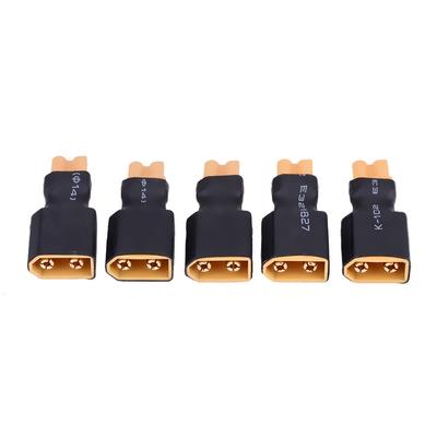 5pcsset RC Drone Connector Adapter Battery Converter Plug (XT30 Female To XT60 Male )