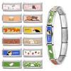Photo Theme Beads Charm Link Fashion Accessary Modular Bracelet Making Supplies Unique Module Suitable for Jewelry