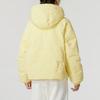 Adidas Fashion Hooded Comfortable Warm Sports Down Jacket Women Jacket Yellow JG5922