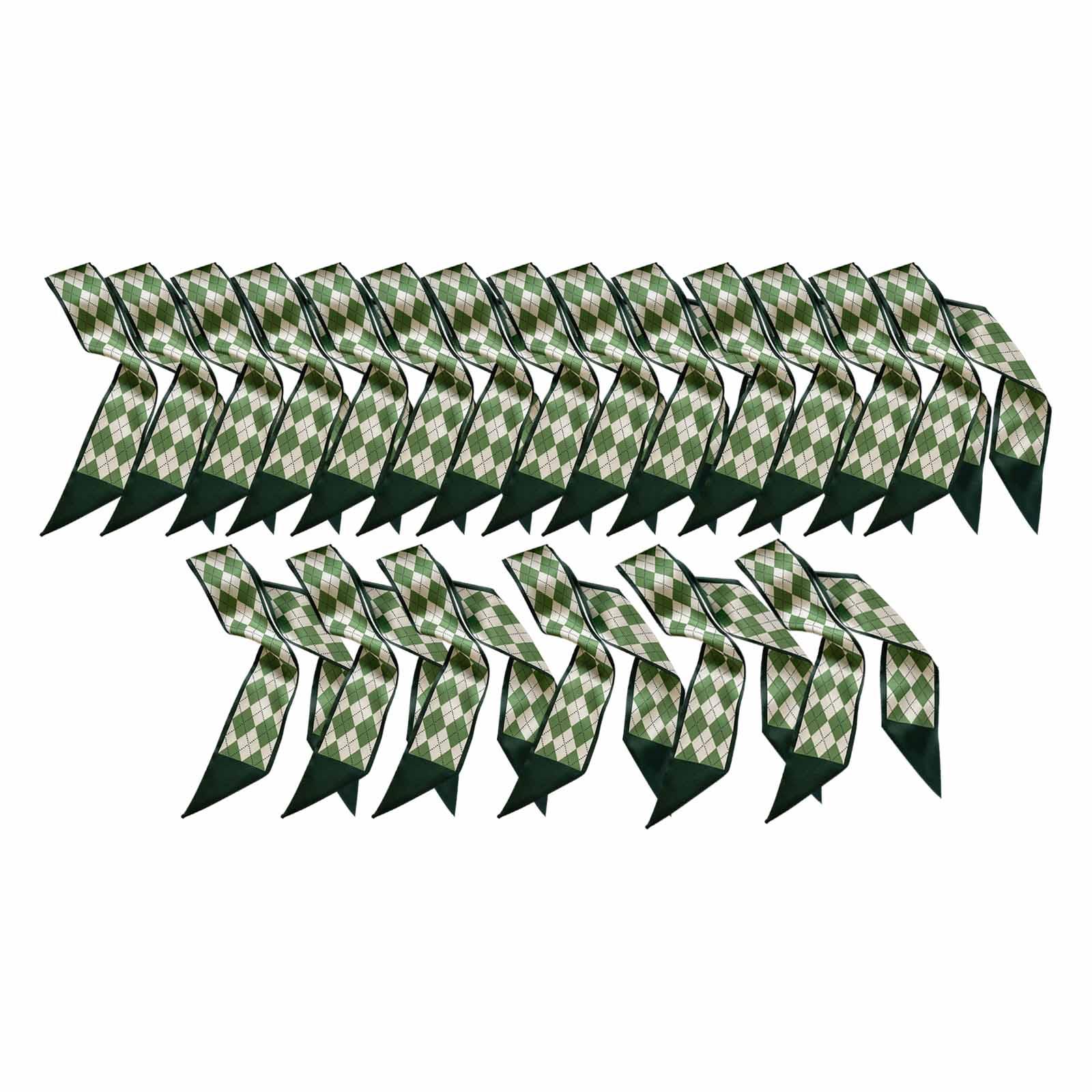 

20x Women Hair Scarf Handbag Scarfs Bag Decorative Hair Bands Girls Female Head Scarf Long Head Wraps Band Print Headband темно-зеленого