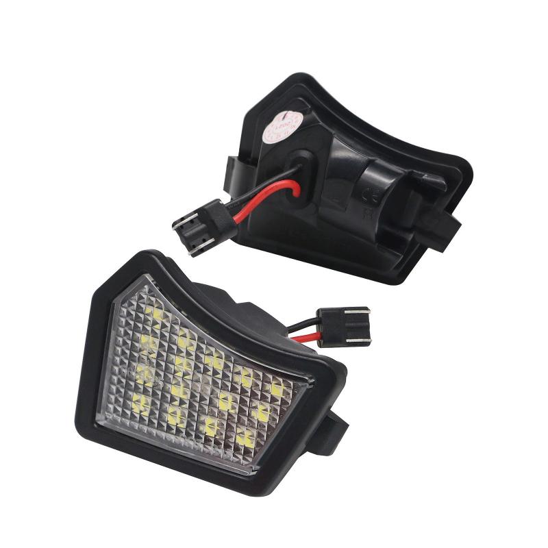 2Pcs Led Rearview Mirror Downlights Suitable For S60 S80 V50 V70 Xc70 And Xc90 Cars