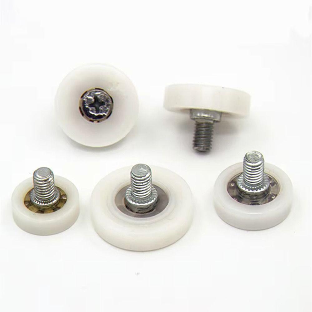 1Pcs With Screw Cabinet Moving Wheel Flat Sliding Door Roller  Window Track Accessories