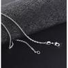 Wholesale 925 Sterling Silver 5pcs/Lot 18'' 45cm Fine Chain O-Chain Necklaces For Women Fashion Jewelry Silver Necklace