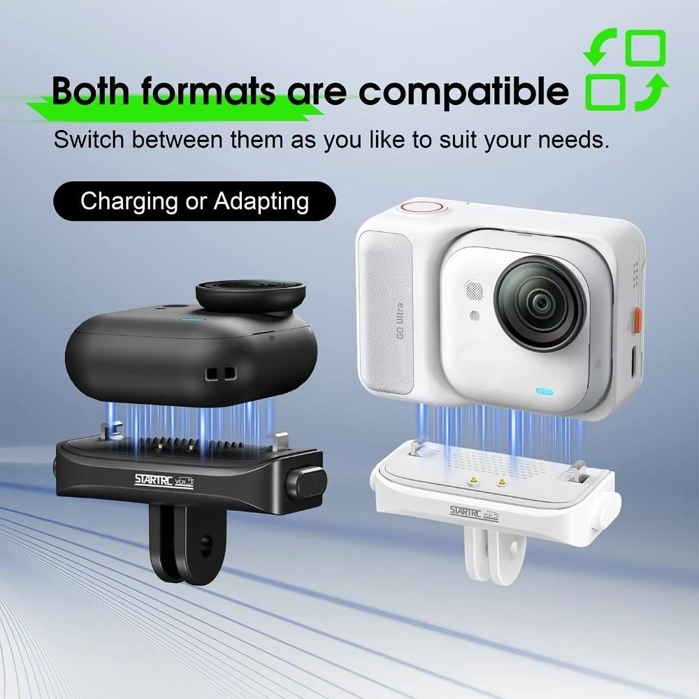 Type C Base Mount Magnetic Charger Dock Bracket for Insta360 Go Ultra Camera Accessories